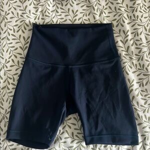 Women's High-Waisted Black Shorts